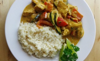 kurczak curry z warzywami