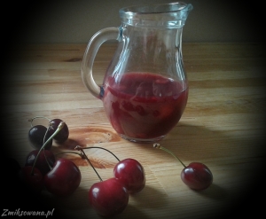 kisiel wiśniowy z wina