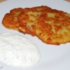 placki ziemniaczane z sosem tzatziki