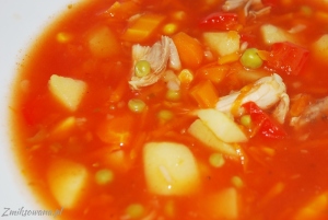 zupa warzywna z pomidorami