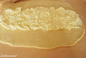 strucla drożdżowa z serem
