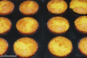 pomarańczowe muffinki