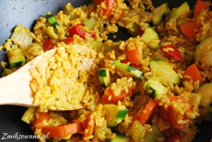 ryż curry z warzywami