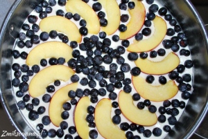Dietetyczny biszkopt z owocami