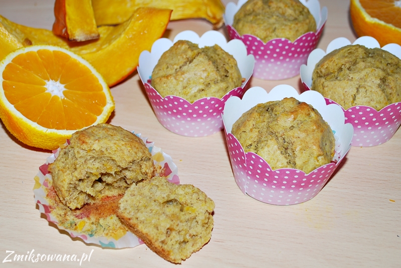 Muffiny dyniowe z pomarańczą